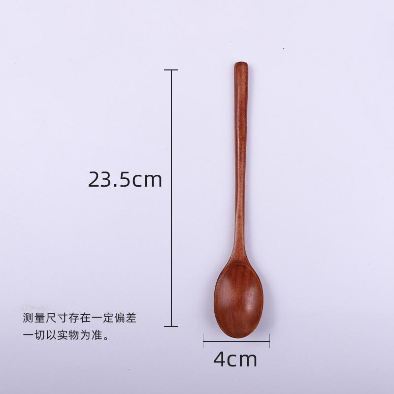 오래된 페인트 세미 라운드 핸들 스푼