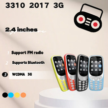 跨境热卖 3310 非智能手机 联通3G 老人机大按键直板学生功能外贸