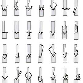 30度双折边 数控折弯机压平模具 折弯机下模 折弯机模具标准