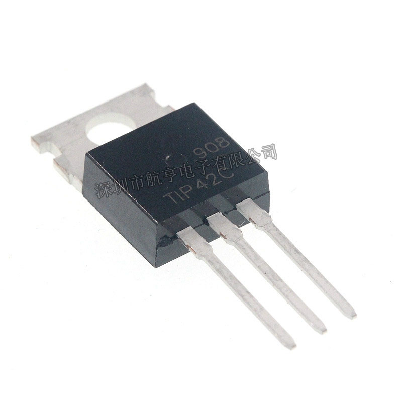 功率三极管 TIP42C PNP 6A/100V TO-220 对管TIP41C 晶体管(10个)