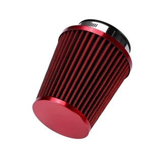 Avtomobil modifikasiyası yüksək axınlı göbələk başlı hava filtri 60-101mm universal