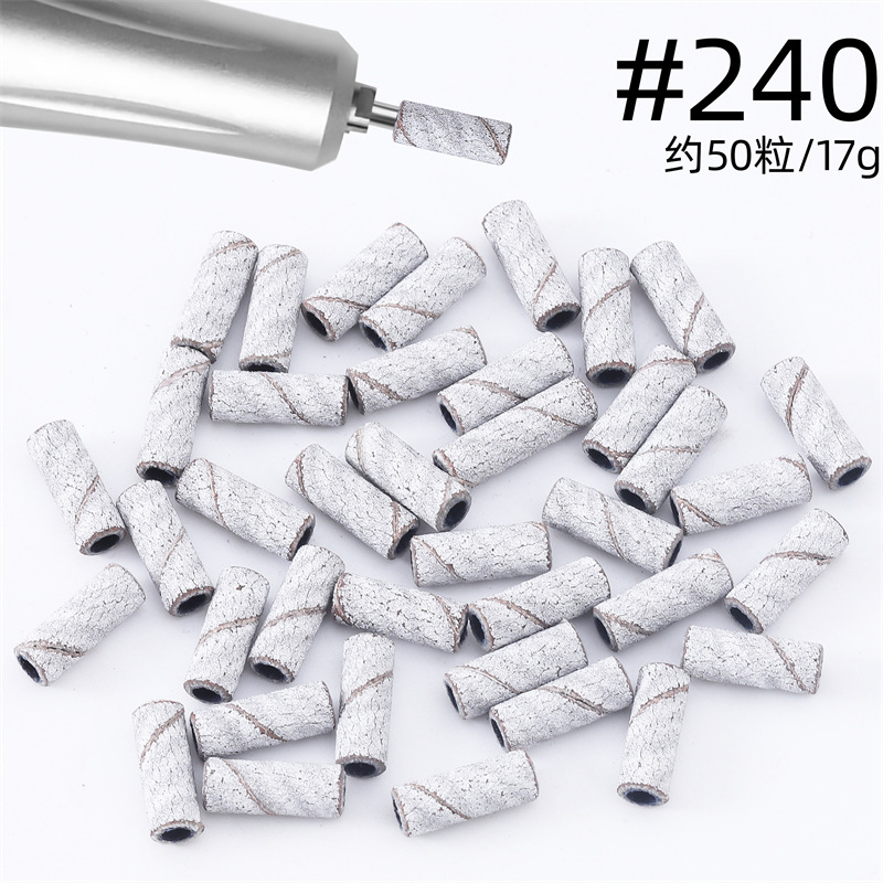 Caja dedicada transfronteriza 3,1mm uñas tamaño pequeño anillo de arena removedor de uñas eliminación de piel muerta procesamiento frontal mini anillo esmerilado