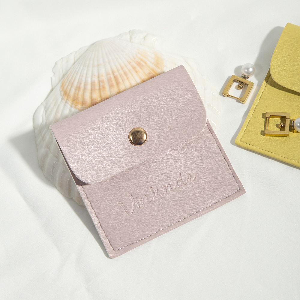 10g Weight Jewelry Packaging Bags Classification 1 Piece Quantity Daily Occasion Pu Leather Material Solid Color Pattern Simple Style Style 1 Piece Pu Leather Simple Style Daily Solid Color Jewelry Packaging Bags 11