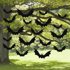 スポット 2025 ハロウィン バット ハンギング デコレーション ツリー 発光目 ホリデー パーティー用品 会場レイアウト小道具
