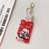 Card holder, backpack accessory, travel card case, keychain, for luck