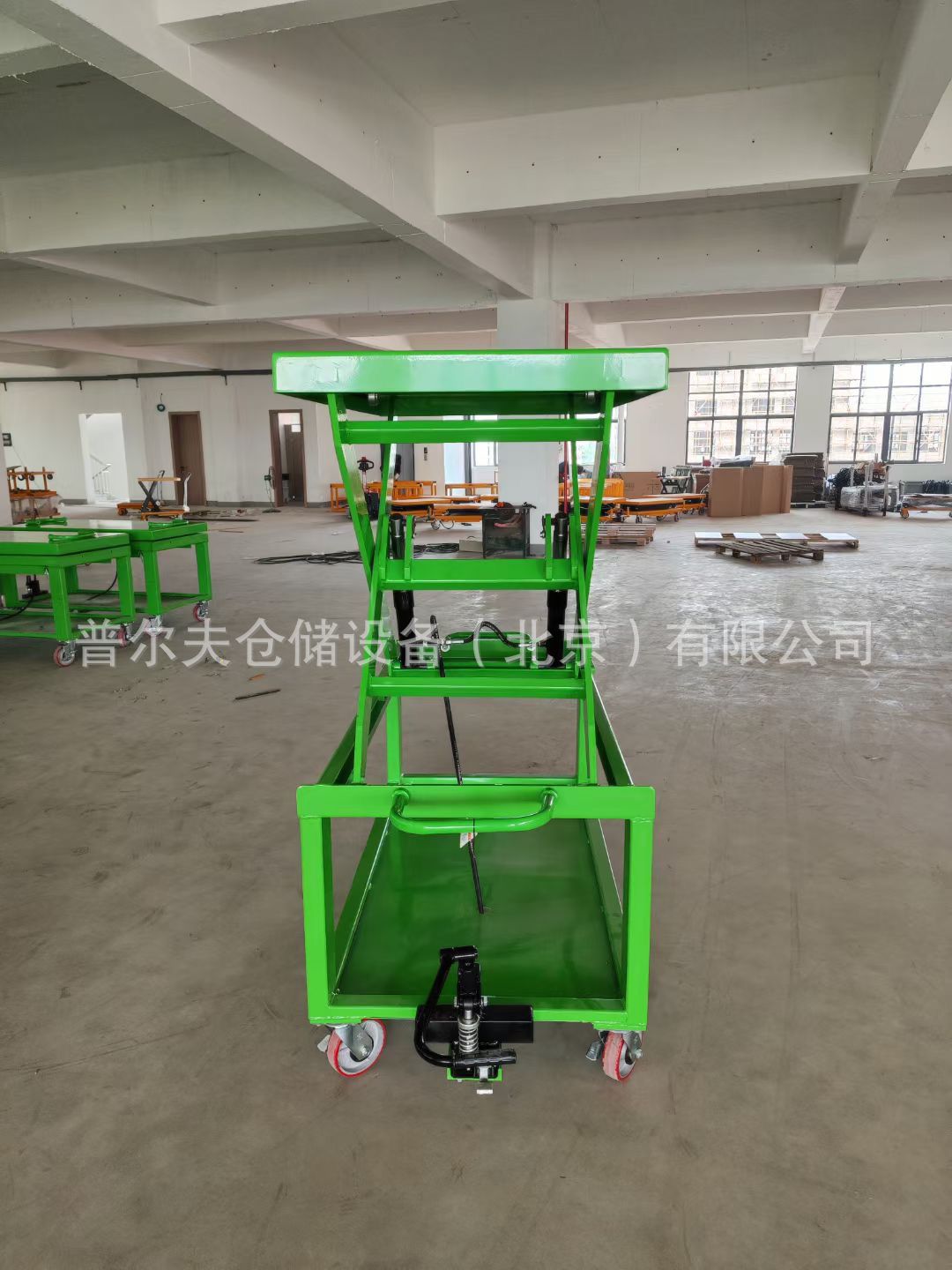非标手动平台车移动液压升降车脚踩式工作车电动液压模具北京工厂
