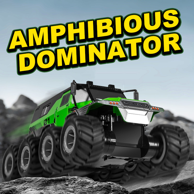 Jjrc Cross-border Q203 Amphibious Rc Remote Control Car Eight-wheel...