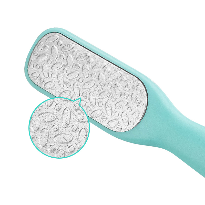 Manufacturer's Stainless Steel Double-Sided Foot File—Foot Scrubber for Relieving Calluses, Rough Skin, and Dead Skin—Foot Care Tool