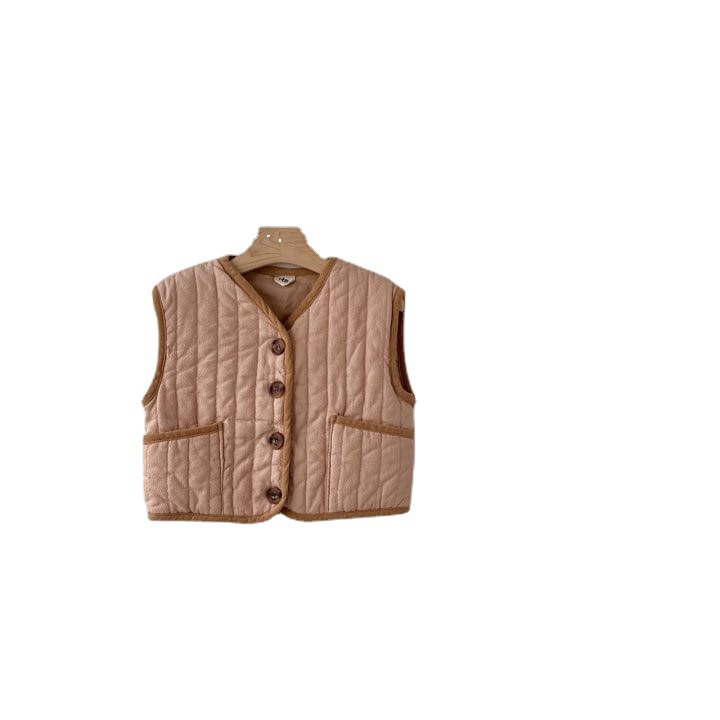 Chaleco de bebé Otoño e Invierno ropa de estilo coreano para niños Chaleco de Bebé Ropa de otoño Chaleco de estilo coreano para niños y niñas chaqueta