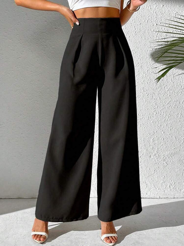 Stylish Spring Elegant Women's Chiffon Collage Pants, Slim High-Waist Casual Pants, Factory Wholesale
