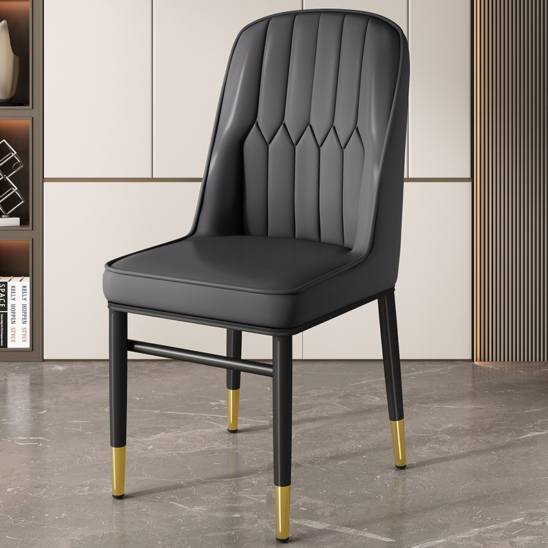 블랙 + 블랙 뒷면, 블랙 골드 다리 [엄선된 가죽 안정 프레임]