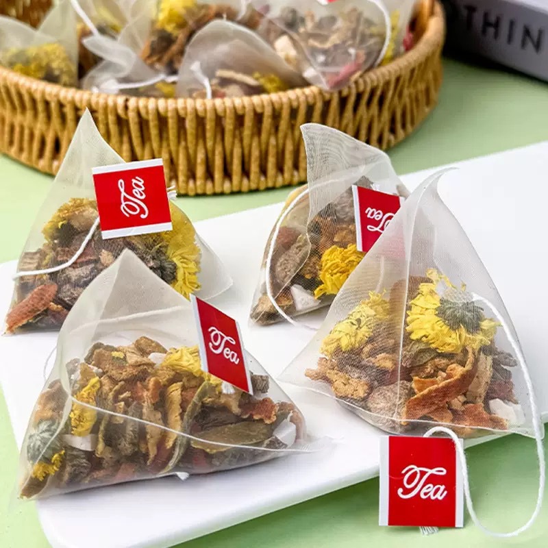 Dendrobium Burdock Herbal Tea 100g Canister with Triangle Tea Bags Shihu Niubang Cha Daily Brew key features