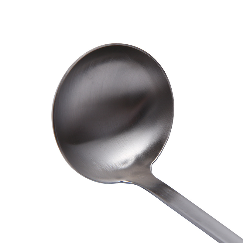 Cuchara de olla caliente de acero inoxidable 304 cuchara de salsa multiusos creativa cuchara de sopa engrosada de fondo profundo olla caliente sopa de cáscara de sopa fuga al por mayor