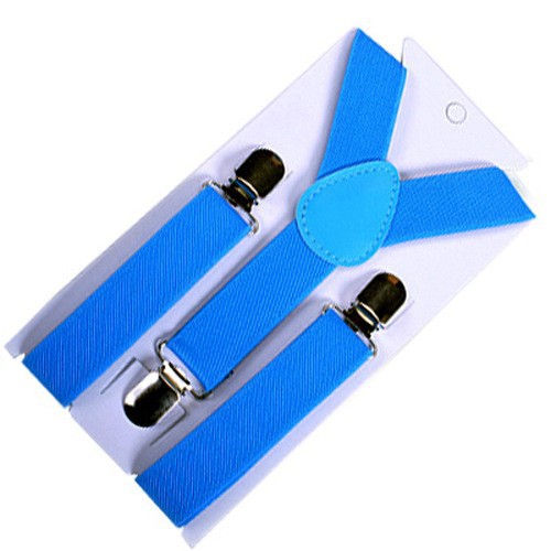Children's 3-clip Y-shaped elastic shoulder strap+bow tie