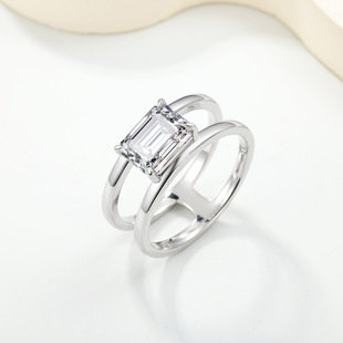 �W�����n�L��S925�y�18K�׽���ĸ�G�и�Īɣ荷��ǽ�ָ��ʯ2.0ct