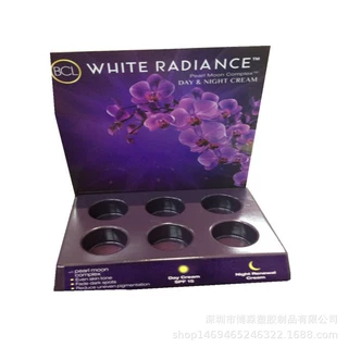 定制ABS吸塑展示架vac form托盘脸面奶柜台陈列架货架塑料托盘