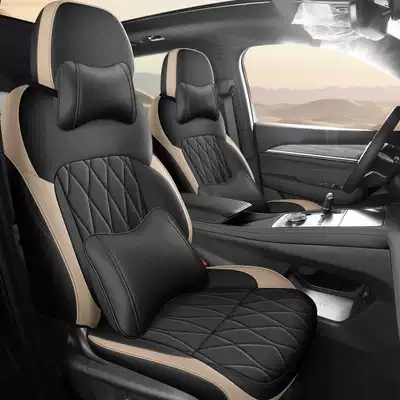 Modelə uyğun (Original) oturacaq örtükləri seat covers for the 2025 and 2026 - black-brown-luxury-edition-note-the-model-year-front-row-fully-covered-rear-row-partially-covered