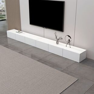 TV cabinet floor-standing solid wood simple TV cabinet living room combination simple storage floor cabinet light luxury coffee table generation