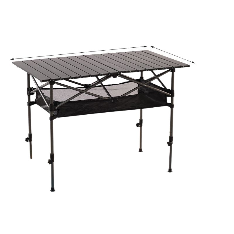 Mesa plegable al aire libre mesa de campamento portátil mesa de rollo de huevo de aleación de aluminio mesa de picnic barbacoa coche sin conductor mesa image 5