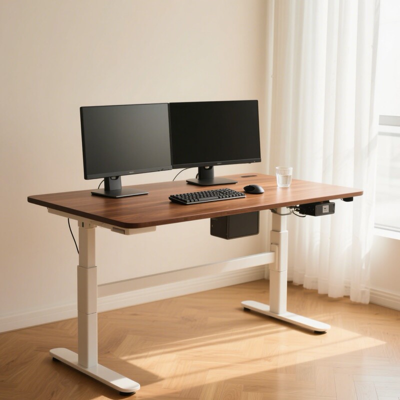 Promotional Hot-Selling Smart Technology Electric Lift Table with One-Click Lift, Suitable for Multiple Scenarios, Home Office, Silent and Noise Reduction