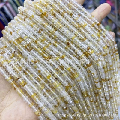 Spacer Beads Loose Beads DIY – Zərgərlik ara hissələri - natural-yellow-gum-flower-24mm