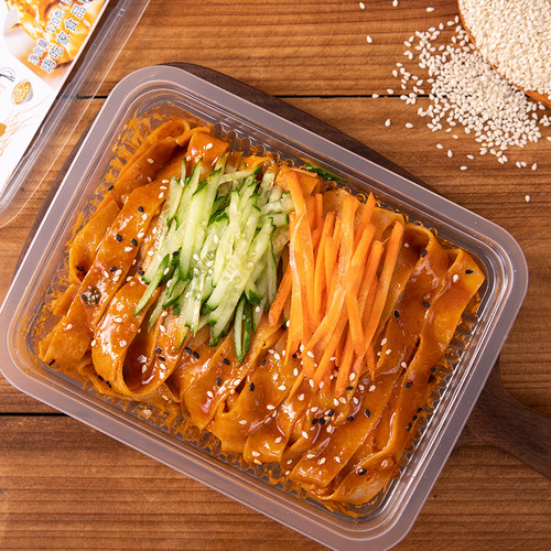 Flavored sesame paste dough 120g*6 boxes full box no need to cook the dough dry cold skin supply one piece delivery