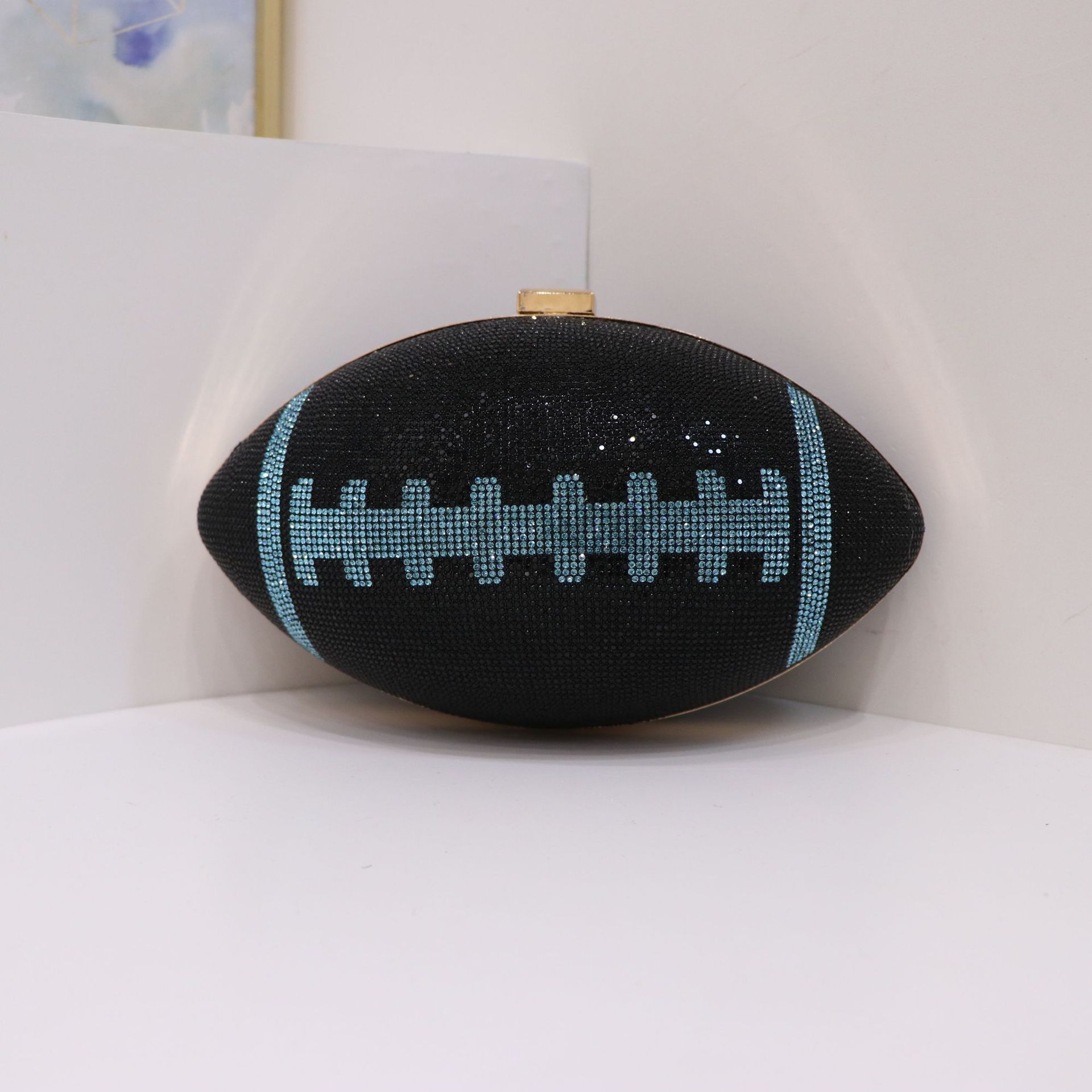 Bolsas de cena europeas y estadounidenses transfronterizas Rugby Premium Diamond Lady Handbags Fashion Party Wedding Bag