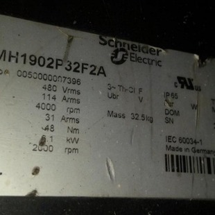 Original BMH1902P31A2A,BMH1902P32F2A servo motor