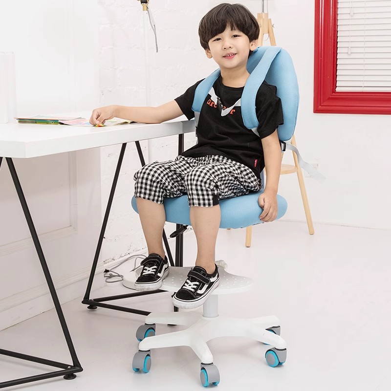 Children's Learning Chair, Special Chair for Primary School Students to Write, Liftable Seat, Home Desk Chair, Backrest Stool