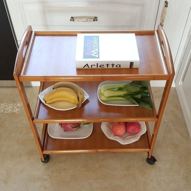 厨房手推车置物架厨房移动火锅架子放菜食材菜架可移动餐边配多层