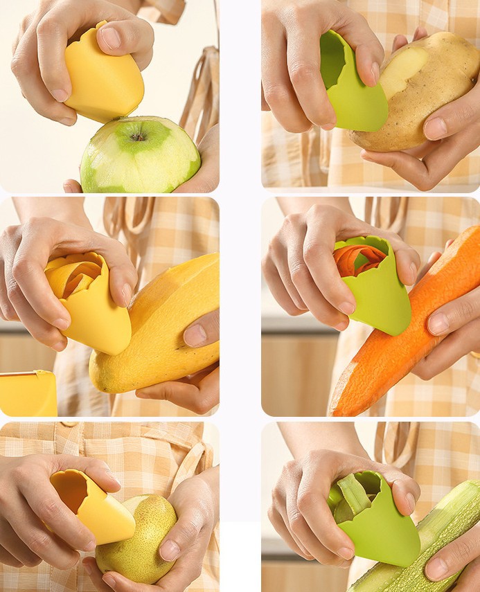Two-in-one Creative Kitchen Peeler Peeler Fruit Peeler Stainless Steel Peeler Fruit Peeler Peeler display picture 3