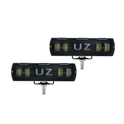 New Cross-Border Automotive Off-Road Vehicle Straight-Shaped 4-Eye Work Light, Waterproof, Dual White and Yellow Light, Hot-Selling Across Borders