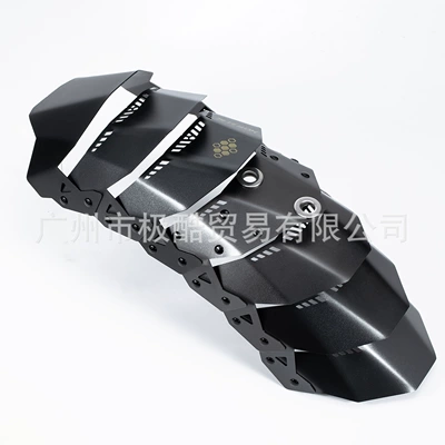 Hciti Red City Aluminum Electric vehicle fender - seven-layer-red-city-louvre-fender-single-shield
