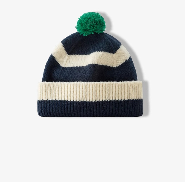 Unisex Gender Unisex Sweet Classic Style Stripe Eaveless Wool Cap