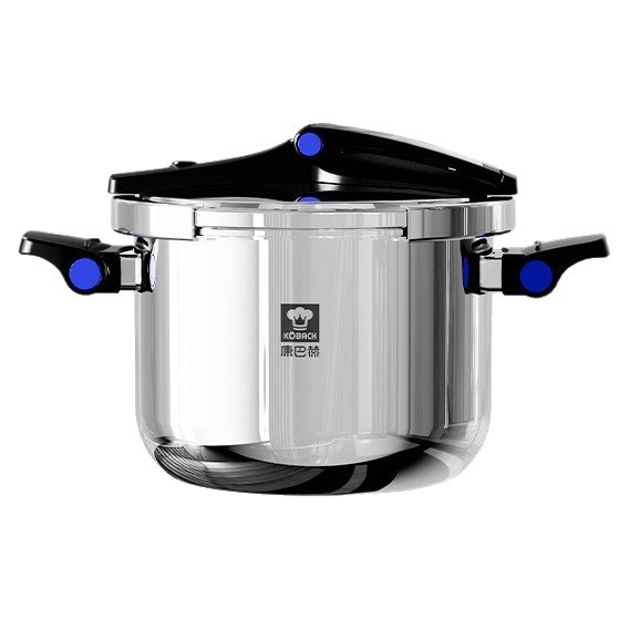 Olla a presión Kangbach Olla a presión de acero inoxidable 304 de una pieza Nueva olla a presión a prueba de explosiones de gas doméstico