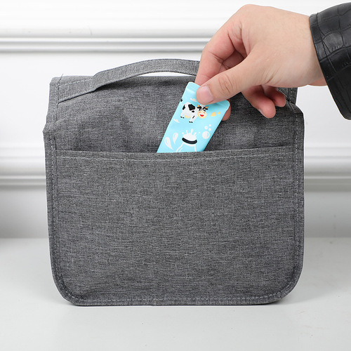 New large-capacity toiletry bag, simple and high-looking cosmetics storage bag, waterproof fashion hook toiletry bag wholesale