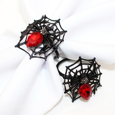 源头厂家万圣节餐巾圈黑色蜘蛛网餐巾扣红色蜘蛛餐巾环合金批发 O1CN014jnQpE1HVxRgrJ75p_!!3342640764-0-cib.230x230.jpg