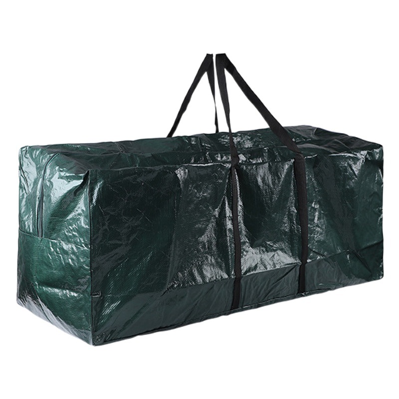 Bolsa de almacenamiento tejida PP de gran capacidad de comercio exterior Cremallera impermeable Árbol de Navidad Jardín Embalaje en movimiento Bolsa de piel de serpiente Amazon