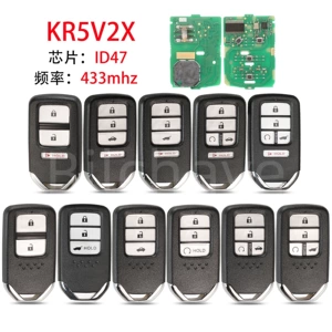 Kr5V2X Honda Yeni Fengfan, Yeni Fit Boz Ağıllı Avtomobil Açar Pultu Id47 Çip 433Mhz