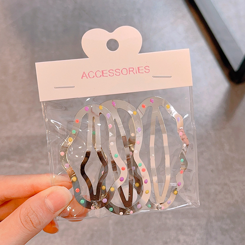 Niños nubes joyería de cabello niñas peludos clips laterales bebés pinzas de cabello plateadas pinzas de cabello niñas BB clips