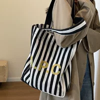Capacious shopping bag, one-shoulder bag, for students