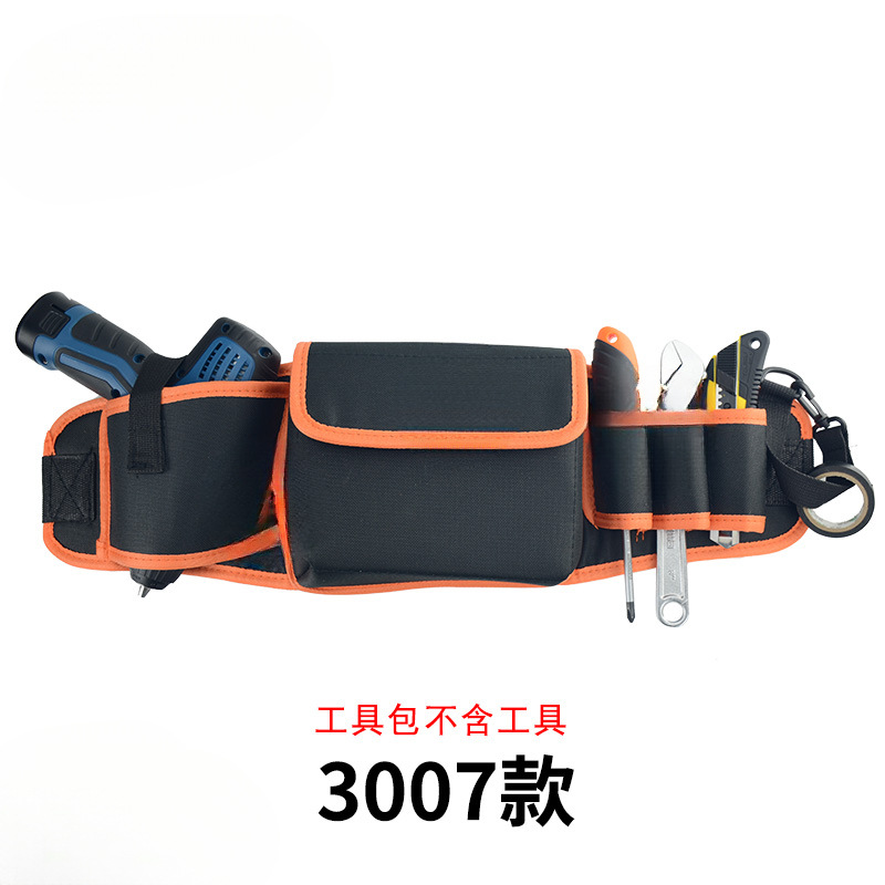 Bolsa de herramientas de cinturón, bolsa de herramientas resistente al desgaste, cinturón de cinturón eléctrico, cinturón de cinturón de cinturón, tela multifuncional, tamaño de mantenimiento