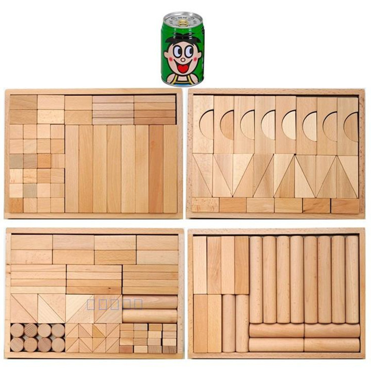 Kindergarten gran partícula bloques de construcción juguete super grande 180 pura haya original madera sólida empalme bloques de construcción