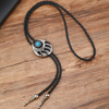 Retro denim metal golden tie, necklace, suitable for import