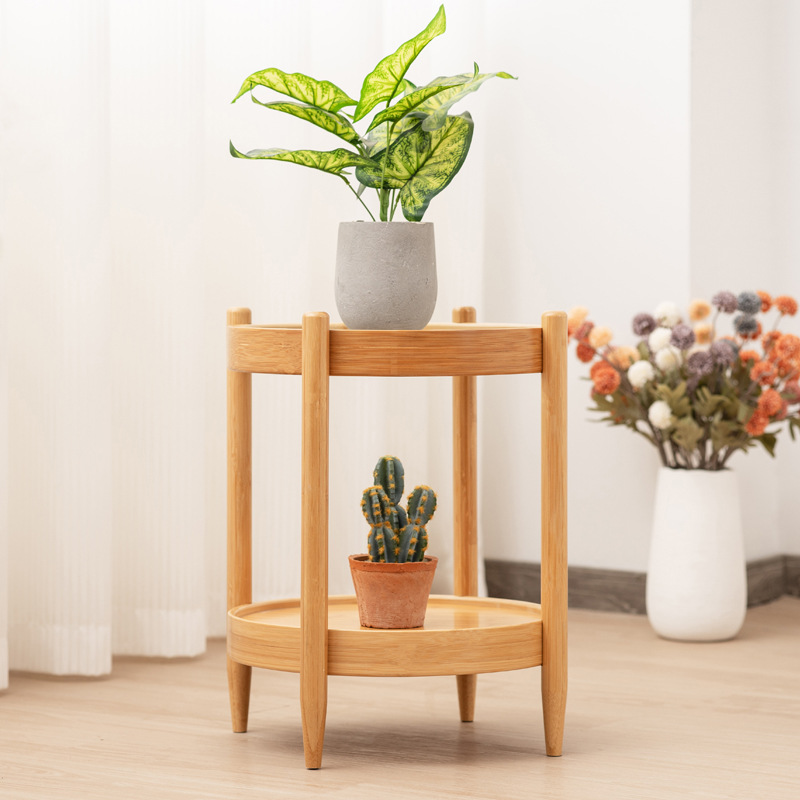 Flor soporte piso interior Begonia flor vidrio templado redondo flor combinación simple moderna flor tienda de flores soporte de exhibición