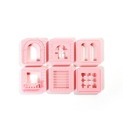 Magnetic sheet children's toy accessories kindergarten assembled car Ferris wheel castle instructions color box baby puzzle