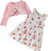 Summer set, dress, jacket, children's clothing, wholesale