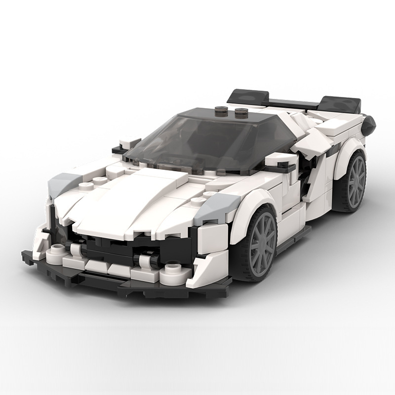 MOC-127758 cross-border building blocks compatible with Lego C8 Chevrolet Corvette Z06 creative toys sports car MOC-127758 cross-border building blocks compatible with Lego C8 Chevrolet Corvette Z06 creative toys sports car