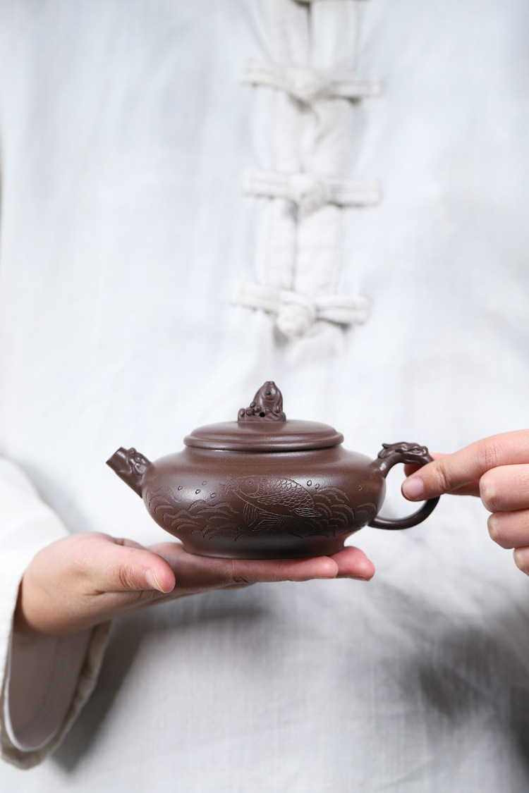 Handmade Yixing Purple Clay Teapot – Traditional Chinese Zisha Pot 13 O1CN014jsP492KtGaxLpKuQ !!2326669614 0 cib