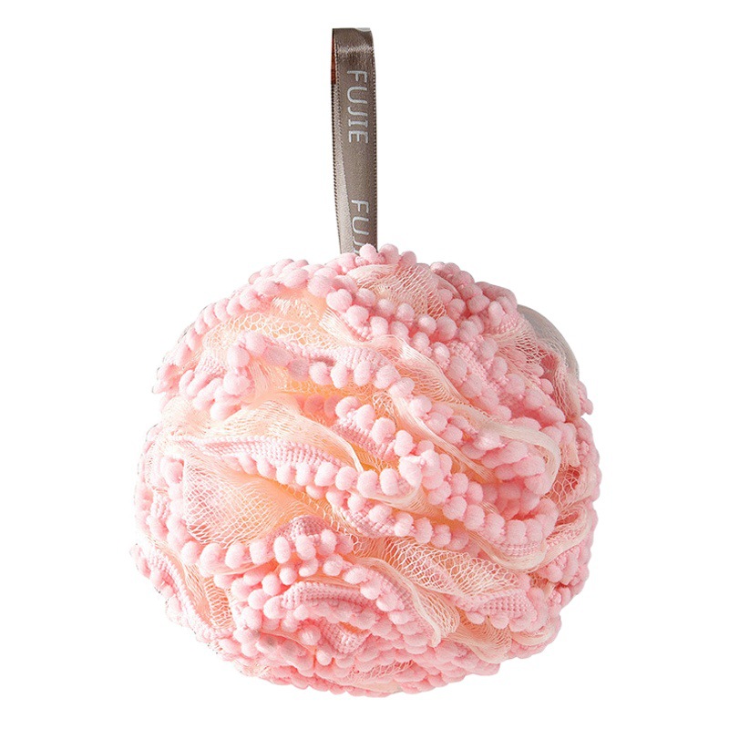 2022 nuevo gran bola de baño lindo Bola de piel encaje de alta gama durable adulto Baño de flores baño suministros al por mayor